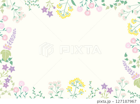 秋の七草　背景イラスト 127187967