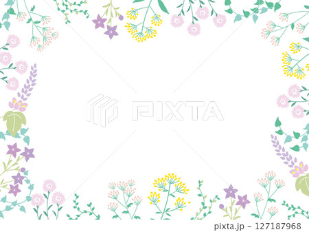 秋の七草　背景イラスト 127187968