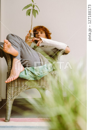 Hobby home gardening for teenager, Home gardening, love of houseplants, freelance. 127188173