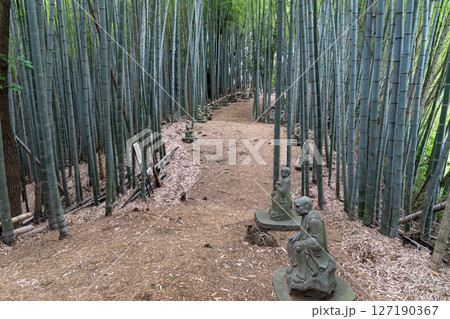 小山田城跡に残る二重堀切 小山田城跡に残る二重堀切 127190367