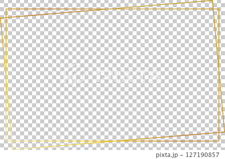 錯位雙線金框(比例 3:2,橫向) 錯位雙線金框(比例 3:2,橫向) 127190857