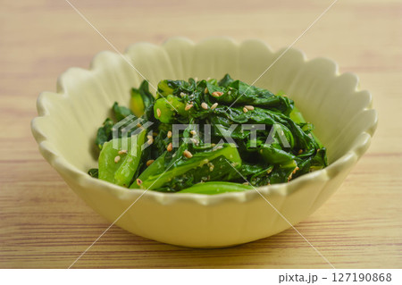小松菜の胡麻和え 127190868