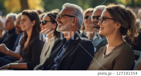 Sunny Park Seminar: Business Audience Gathered for Conference. Generative ai 127191354
