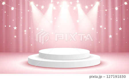 ステージ・舞台・スポットライトの背景素材 127191830