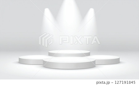 ステージ・舞台・スポットライトの背景素材 127191845