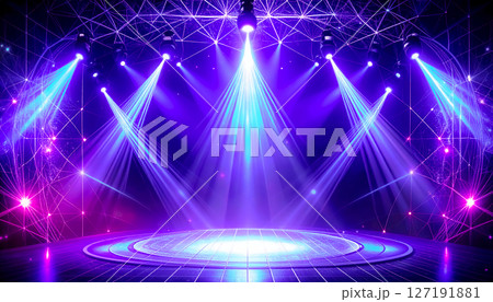 ステージ・舞台・スポットライトの背景素材 ステージ・舞台・スポットライトの背景素材 127191881