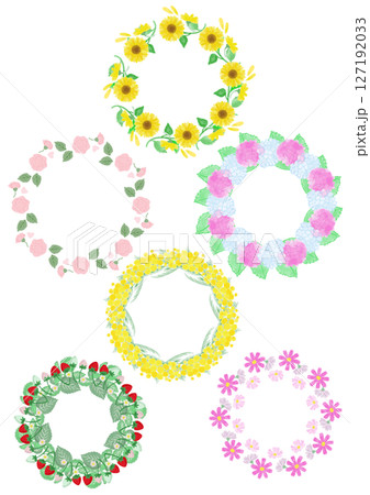 季節の花輪セット 127192033