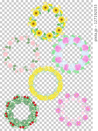 季節の花輪セット 127192033