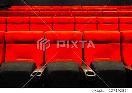 映画館・シアターのシート　劇場の座席 127192334