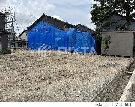 被災地・富山県高岡市伏木地区 被災地・富山県高岡市伏木地区 127192661