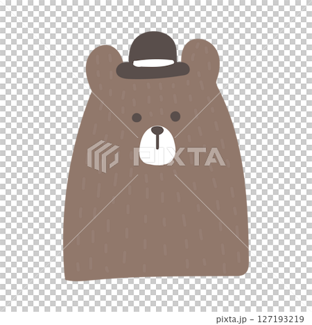 紳士森林熊圖示插圖 紳士森林熊圖示插圖 127193219