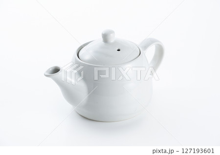 白い急須 127193601
