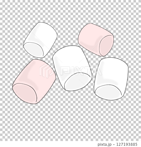 シンプル マシュマロ お菓子 食べ物 シンプル マシュマロ お菓子 食べ物 127193885