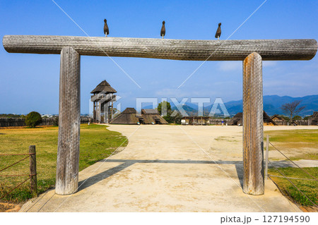 吉野ヶ里遺跡公園 南内郭鳥居 吉野ヶ里遺跡公園 南内郭鳥居 127194590