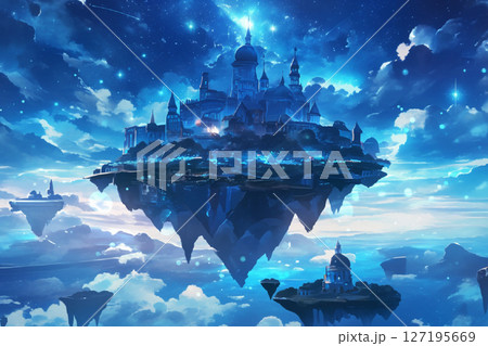 天空に浮かぶお城 127195669