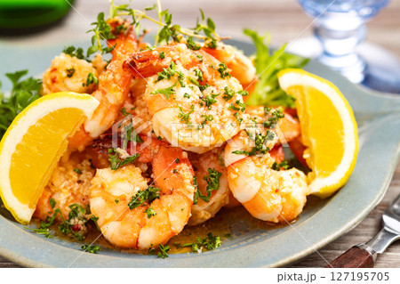 ガーリックシュリンプ 127195705