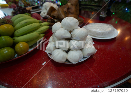 Chinese culture ancestor food offering, Chinese funeral ceremon Chinese culture ancestor food offering, Chinese funeral ceremon 127197020