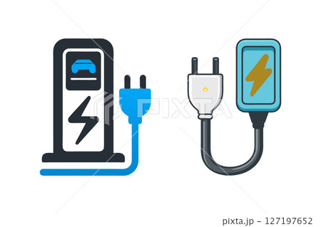 EV Charging Station Portable Charger 127197652