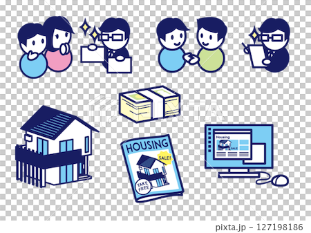 Illustrations about real estate and inheritance Illustrations about real estate and inheritance 127198186