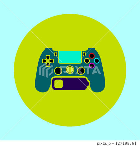 Console Control Joystick Emblem Gaming Galore Gamepad Joystick Icon Illustration Console Control Joystick Emblem Gaming Galore Gamepad Joystick Icon Illustration 127198561
