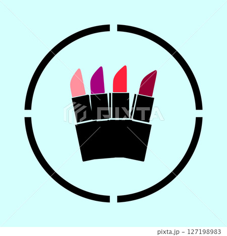 lipstick icon vectors illustration 127198983
