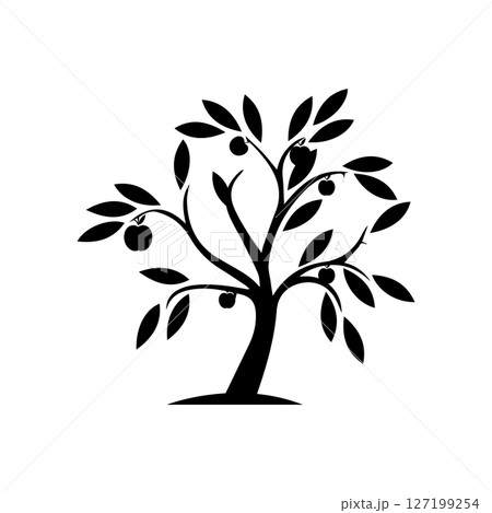 apple tree icon vectors illustration 127199254