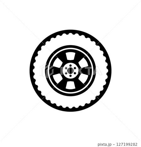 simple design car tire icon 127199282