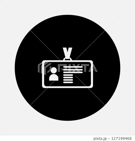 identity card icon, vectors illustration 127199468