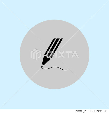 pencil icon vectors illustration pencil icon vectors illustration 127199504