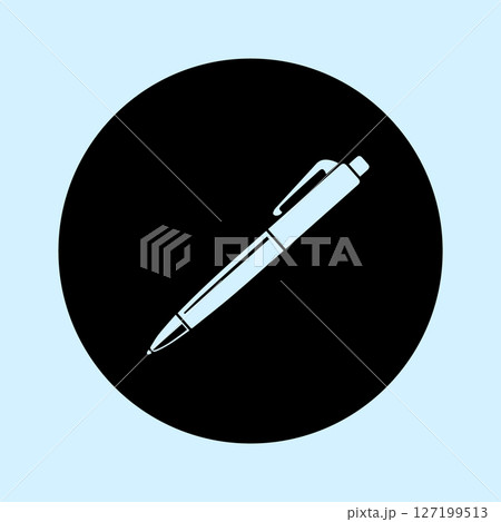 stationery pen symbol design 127199513