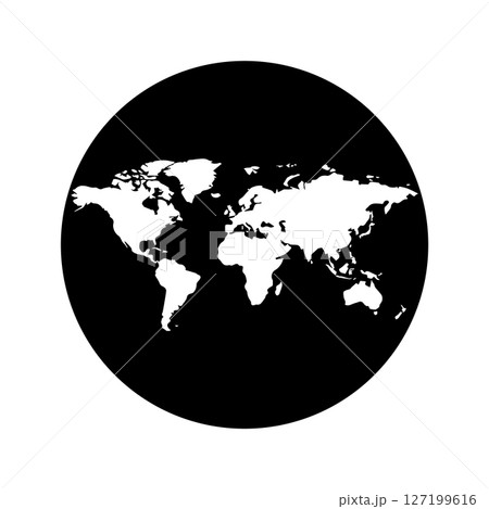 world map icon vectors illustration 127199616