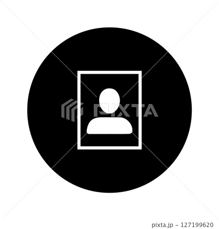 Contact information icons, vector for business card and website 127199620