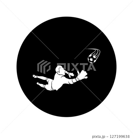 occer goalkeeper icon vector graphic illustration 127199638