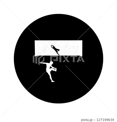 occer goalkeeper icon vector graphic illustration occer goalkeeper icon vector graphic illustration 127199639