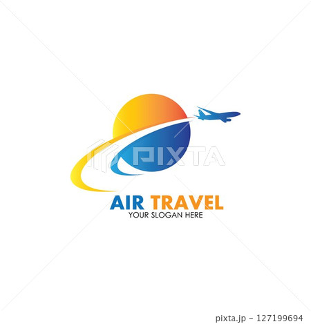 Air Travel logo vector icon design template-vector Air Travel logo vector icon design template-vector 127199694