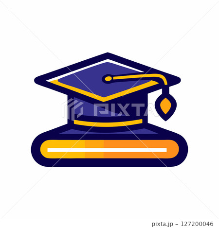 Graduation Cap Icon: Education, Learning, and Success 127200046