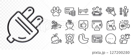User notification, Column diagram and Card line icons for web app. Glare of light effect. Message icon. Pack of Petrol canister, Ranking star, Dog paw pictogram icons. Vector User notification, Column diagram and Card line icons for web app. Glare of light effect. Message icon. Pack of Petrol canister, Ranking star, Dog paw pictogram icons. Vector 127200280