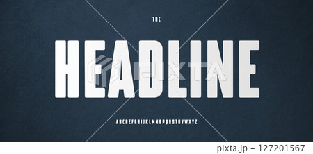 Tall rounded font, bold condensed letters, heavy rounded alphabet with proud upright style, modern typeface for strong branding headline, graphic identity. Vector typeset. 127201567