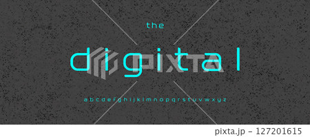 Cyber neon alphabet, futuristic glowing sans serif letters, digital sci-fi font for immersive UI logo, high-tech branding visuals, modern XR typography, modern typographic design. Vector typeset. Cyber neon alphabet, futuristic glowing sans serif letters, digital sci-fi font for immersive UI logo, high-tech branding visuals, modern XR typography, modern typographic design. Vector typeset. 127201615