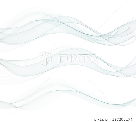 Abstract vector background, transparent waved lines for brochure, website, flyer design. Color smoke wave. Abstract vector background, transparent waved lines for brochure, website, flyer design. Color smoke wave. 127202174