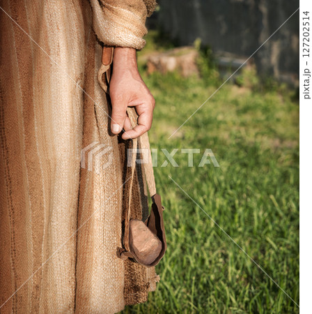 Ancient man with a sling Ancient man with a sling 127202514