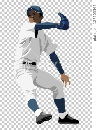 Left-handed pitcher in high school baseball 127203562