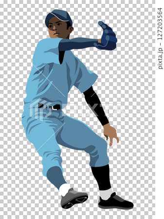 高校野球の左ピッチャー 127203564