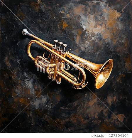 金色のトランペット　generative ai 127204104