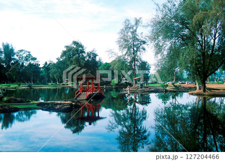 ハワイ島　ヒロ　リリウオカラニ公園 127204466