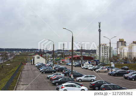 Surface parking for cars Surface parking for cars 127205362