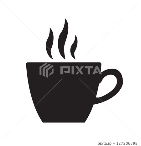 coffee cup silhouette 127206398