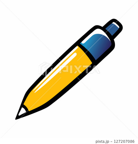 Yellow and Blue Pen Writing Instrument Clipart Yellow and Blue Pen Writing Instrument Clipart 127207086