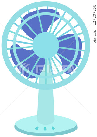 扇風機のイラスト ベクター素材 127207259
