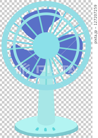 Electric fan illustration vector material 127207259
